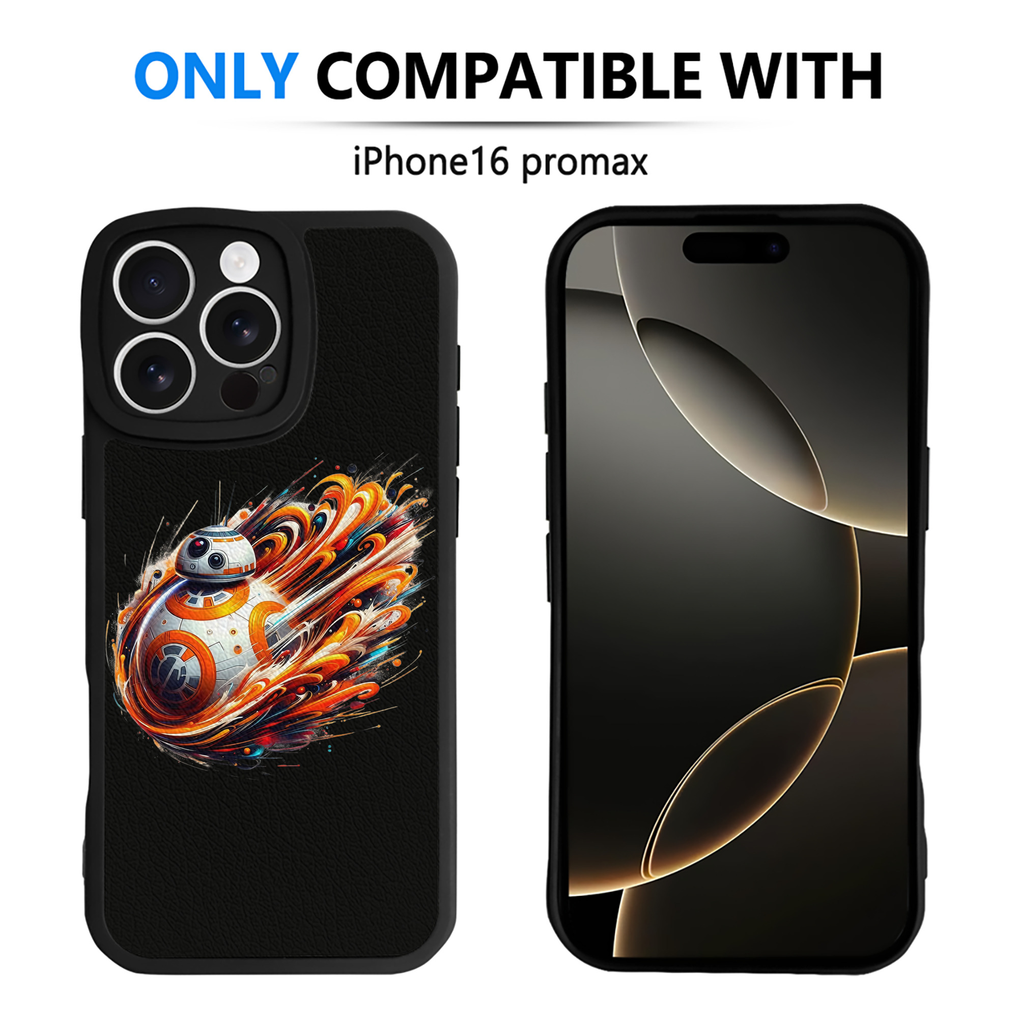 （画像用） スター・ウォーズ Star Wars 【iPhone 16シリーズ対応】シリコンスマホケース（レザー調） 材質：シリコン